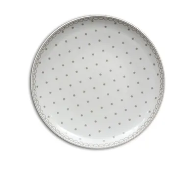 Zdjęcie produktu dla Thun 1794 Tom, płytki talerz, 26 cm, szare kropki, Thun