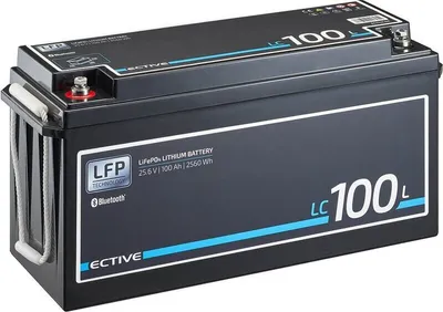 Produktbild von ECTIVE LC 100L BT 24V LiFePO4 Lithium Versorgungsbatterie 100 Ah - 0% nach §12 Abs. 3 UstG