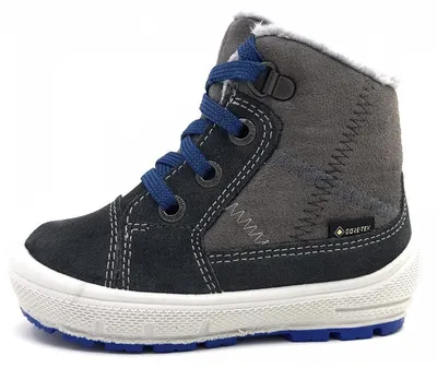 Image de Superfit, chaussures enfantines tendance, bottines de marche pour les tout-petits, couleur gris, pour un usage quotidien