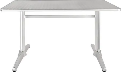 Immagine prodotto di Tavolo rettangolare Bolero, acciaio inox, 120 x 60 cm