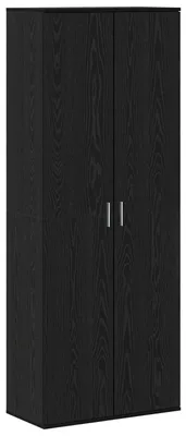Obrázok produktu pre vidaXL Highboard čierny dubový vzhľad 70 x 33,5 x 180 cm materiál na báze dreva