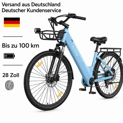 Produktbild von VELOPRO C1Pro Pedelec 28 Zoll E-Bike, 36V 18Ah Akku(80-100km), Shimano 7 Gang