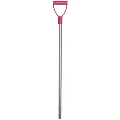 Produktbild von Alu-Schaufelstiel mit Handgriff rosa