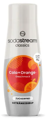 Obrázek produktu pro SodaStream 1524209490, Sirup pro výrobník sody, Šedá, Oranžová, Červená, Kola, Pomeranč, 440 ml, 9 l, 1 kusů
