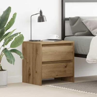 Obrázek produktu pro vidaXL Noční stolek Artisan dub 45 x 34 x 44,5 cm dřevěný materiál