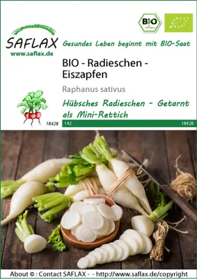 Productafbeelding van SAFLAX - - Radijsjes - IJskristalradijs - 100 zaden - Raphanus sativus