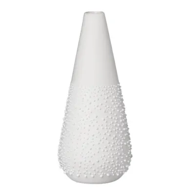 Produktbild von Räder Perlenvase Design 5 weiß, D.6cm, H.14cm
