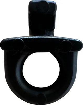 Produktbild von rewagi 100 Drehgleiter für Steckhaken/Faltenhaken PIR - Laufnut 3,8-4,2 mm - schwarz - Überklipshaken, Faltenlegehaken, Gardinenhaken