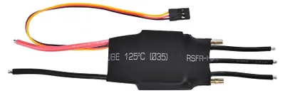 Zdjęcie produktu dla 60A bezszczotkowy elektryczny regulator prędkości ESC z chłodzeniem wodnym i 5V/3A UBEC do modelu łodzi RC