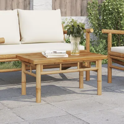 Produktbild von Design Couchtisch 70x40x35 cm Bambus, Couchtische 2024 Neu