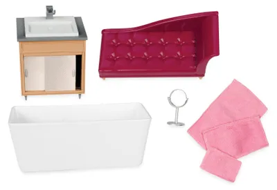 Immagine prodotto di Set da bagno per la casa delle bambole LORI