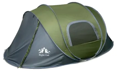 Immagine prodotto di Tenda da campeggio, montaggio rapido, design impermeabile, colore verde militare