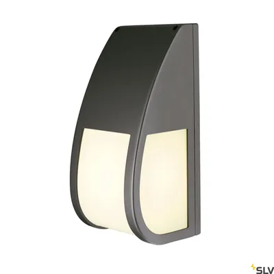 Zdjęcie produktu dla SLV Keras 227176 Outdoor wall light Energy-saving bulb, LED (monochrome) E-27 24 W Anthracite