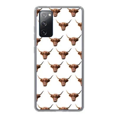 Produktbild von MuchoWow® Handyhülle Schutzhülle Hülle für Samsung Galaxy S20 FE Schottischer Highlander - Kuh - Muster Silikon Softcase Handy Hülle - Abdeckung