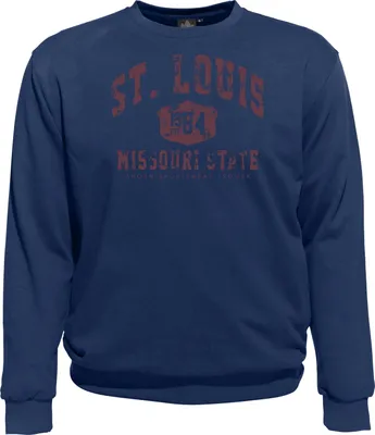 Produktbild von Übergrößen Sweatshirt AHORN SPORTSWEAR St. Louis weinrot Alpine Blue 4XL