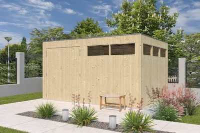 Produktbild von Gartenhaus Modell QBV3-Line 11,89 m²