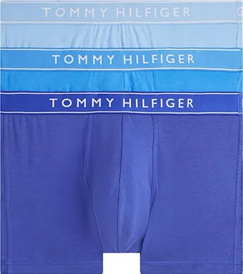 Obrázek produktu pro Pánské modré boxerky, balení po třech, udržitelná bavlna, pohodlné