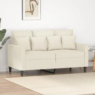 Produktbild von 2-Sitzer-Sofa Creme 120 cm Samt 359301