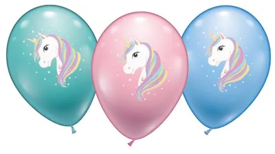 Produktbild von 6 Ballons Einhorn