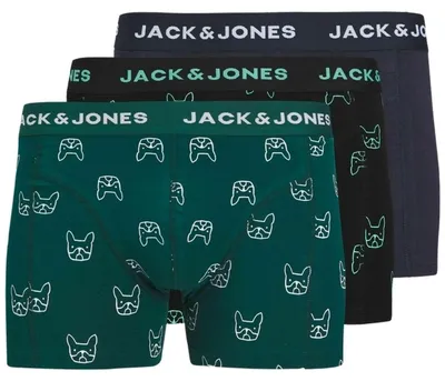 Produktbild von Jack & Jones 12280196_1318_1196330_140, Unterhosen, Kofferraum, Kind, Männlich, Blau, Dark Navy