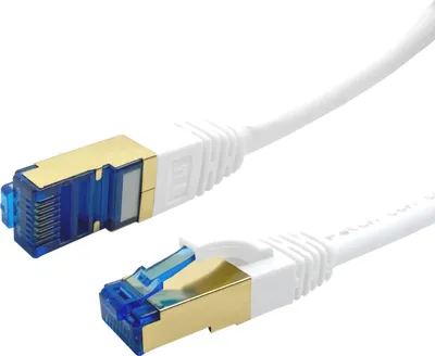 Produktbild von ProfiPatch LAN Kabel Cat7 S/FTP RJ45 Premium Patchkabel 10GB 600MHz LSZH Ethernet Netzwerkkabel weiß 30m