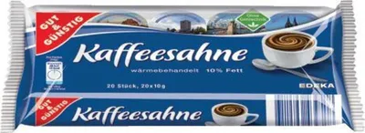 Produktbild von Gut & Günstig Kaffeesahne 10% 20x10g