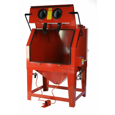 Produktbild von Varan Motors - SB990L Sandstrahlkabine, Mikrostrahlanlage, Profi-Hülsenstrahlanlage 990 Liter mit Zubehör