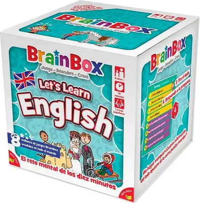 Produktbild von Asmodee Brainbox Let´s Learn English Brettspiel Spanisch Mehrfarbig  Mehrfarbig One Size