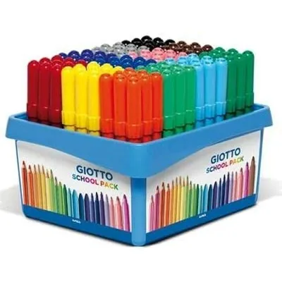 Image de Feutres GIOTTO TURBO MAXI SCHOOLPACK 108 pièces