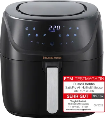 Obrázok produktu pre Russell Hobbs Vzduchová fritéza XXL 8l Multicooker 7v1 Fritéza 10 hlbokých vegánskych