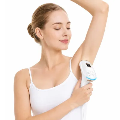 Produktbild von Schmerzloses IPL Haarentfernungsgerät, 9 Energiestufen, 999.900 Lichtimpulse, für Frauen & Männer, geeignet für Gesicht, Achseln, Beine und Körper