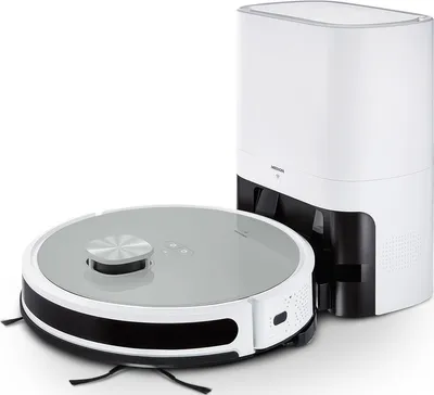 Obrázok produktu pre Robotický vysávač MEDION so sacou stanicou a funkciou mopovania X21 SW (laserová navigácia, výkonný sací výkon 3000 Pa, robotický vysávač 2v1, presné mapovanie, oblasti Go & No Go, viacero podláh)