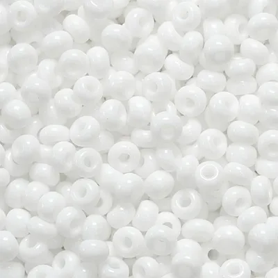 Produktbild von Rocailles 2,5 mm weiß VE=6x13g