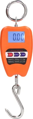 Image de Balance digitale suspendue, portable, capacité de charge de 200 kg, précise, appareil manuel multifonctionnel Mini avec écran LCD