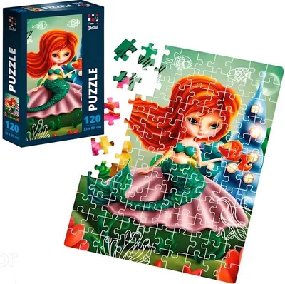 Image de La petite sirène Puzzle pour adultes enfants 120 pièces affiche DT100-09