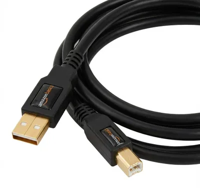 Productafbeelding van USB-kabel, type A naar type B, zwart, 3 meter