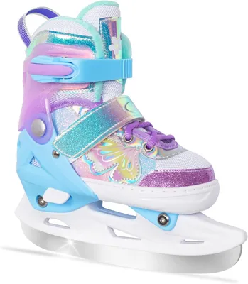 Productafbeelding van Schaatsen meisjes - Verstelbaar - Vlinderschaatsen met fleece voering - Voor buiten en de ijsbaan