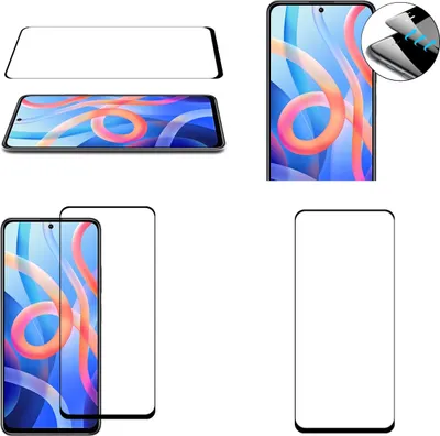 Produktbild von Für Xiaomi Poco M4 Pro 5G 3D Display LCD H9 Hart Glas Folie Panzer