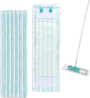 Productafbeelding van Vervangende Dweildoeken voor Vloerwisser, Microvezel, 47x15 cm, Geschikt voor Alle Vloertypes, voor