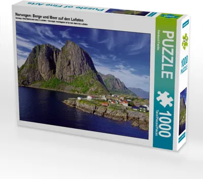 Produktbild von Calvendo Norwegen: Berge und Meer auf den Lofoten 1000 Teile Puzzle quer 640x480mm, Pantke Reinhard; 7342464