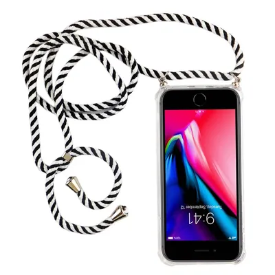 Produktbild von Handykette für Apple iPhone 7 Plus / 8 Plus - Smartphone Necklace Hülle mit Band - Schnur mit Case zum umhängen in Schwarz