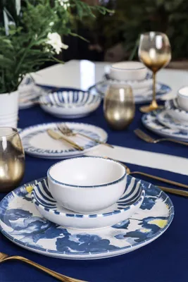 Produktbild von Keramika Geschirrset  - Keraart Azure - 24 teilig - 6 Personen - Steingut