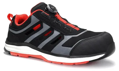 Produktbild von Sicherheitssandale jo_RAPID BOA® black-red Easy ESD S1P, Gr. 36 Jori 11021