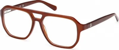 Produktbild von Guess GU50327 Shiny light brown 55/15/140 Herren Brillen