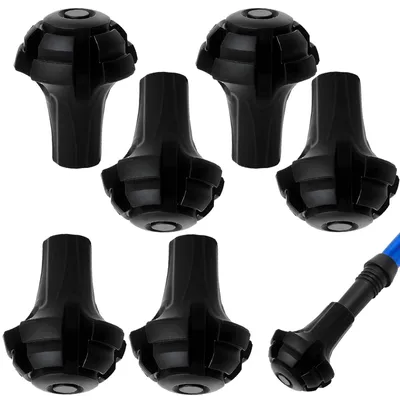 Produktbild von Gummikappen für Wanderstöcke – Innendurchmesser 11 mm – 3 Paar – Rutschfest