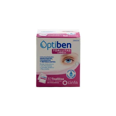 Produktbild von Optiben Eye Wipes 30 Einheiten