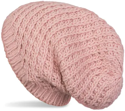 Produktbild von styleBREAKER Uni Strick Beanie Mütze grob gestrickt, Slouch Longbeanie, Grobstick Winter Strickmütze 04024158