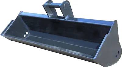 Produktbild von Baggerschaufel starr 100cm MS03 Aufnahme Radlader Minibagger Schaufel Schwarz