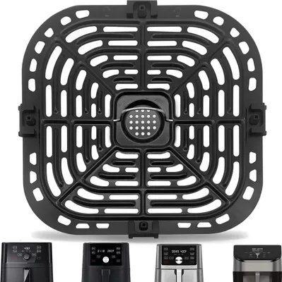 Produktbild von Air Fryer Zubehör für Instant Topf Vortex 5.7L Air Fryer, Original Air Fryer Ersatz Tray Grill Pan Plate Crisper Plate Rack Teile, Geschirrspüler Safe