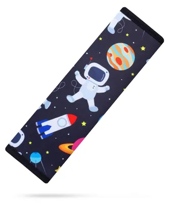 Image de Coussin de protection pour la ceinture de sécurité, adapté aux enfants, protège-épaules pour voiture et sac à dos, motif astronaute, 1 pièce